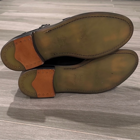 Paul Smith polished leather monk strap Chelsea boots dress shoes - Picture 6 of 14